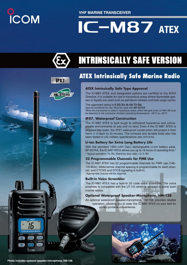 Icom IC-M87